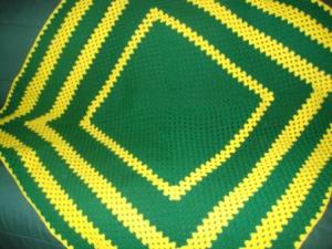 Green and Gold Green Bay Packer Blanket Green and Gold Green Bay Packer Blanket