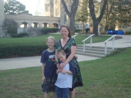 Sigma Tau Delta Induction - the boys and me the boys and me at Mount Mary College