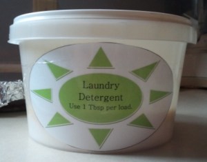 DIY Homemade Powdered Laundry Detergent Label DIY Homemade Powdered Laundry Detergent Label