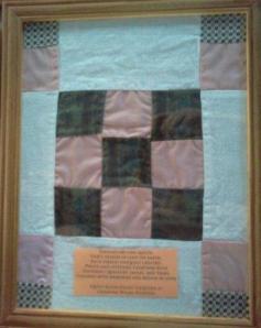 Grandma Wilma's Quilt block Grandma Wilma's Quilt block