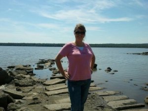 Mandy Webster at Marshall State Fish and Wildlife Refuge near Lacon on the Illinois River