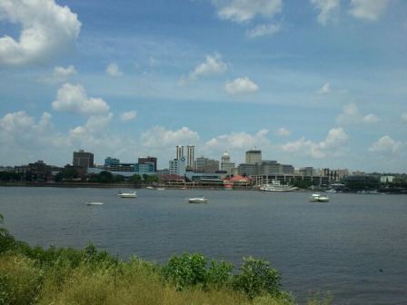 Peoria Illinois A view of Peoria, Illinois from across the Illinois River
