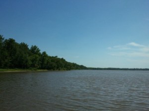 Illinois River north of Peoria