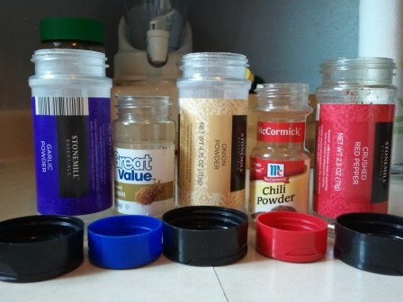 Spices for homemade taco seasoning Spices for homemade taco seasoning