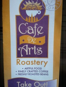 The Cafe de Arts has an interesting selection of artsy sandwiches to accompany your coffee while you hang out pretending to write.