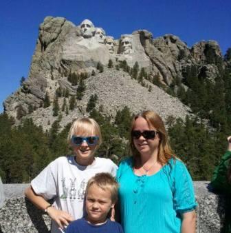 Here I am with my boys in front of Mount Rushmore.