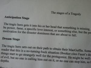 stages of tragedy
