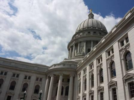Wisconsin State Capitol building in Madison Wisconsin