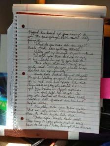 handwritten manuscript