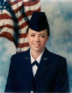 Mandy in uniform