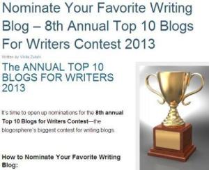 writing blog award
