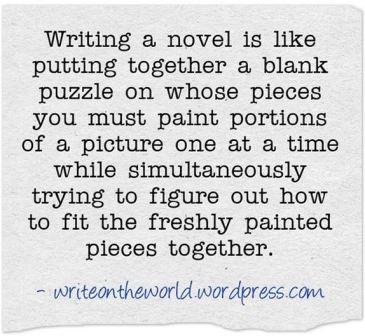 novel writing quote from quozio.com