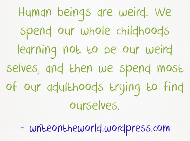 Human beings are weird meme