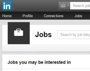 linkedin jobs page
