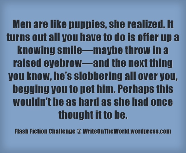 men are like puppies writing meme