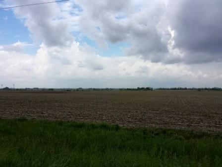 sunshine on the prairie right before the rainstorm