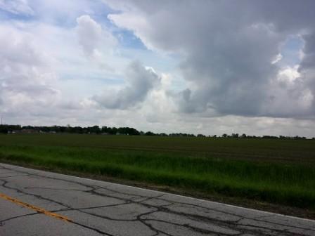 Central Illinois prairie. 