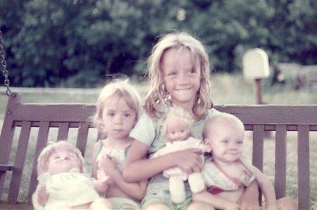 This is my sisters and me. I'm the oldest.