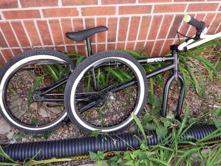 My son's bike after the accident.