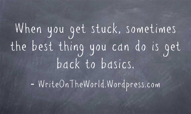 back to basics - writing with the five senses