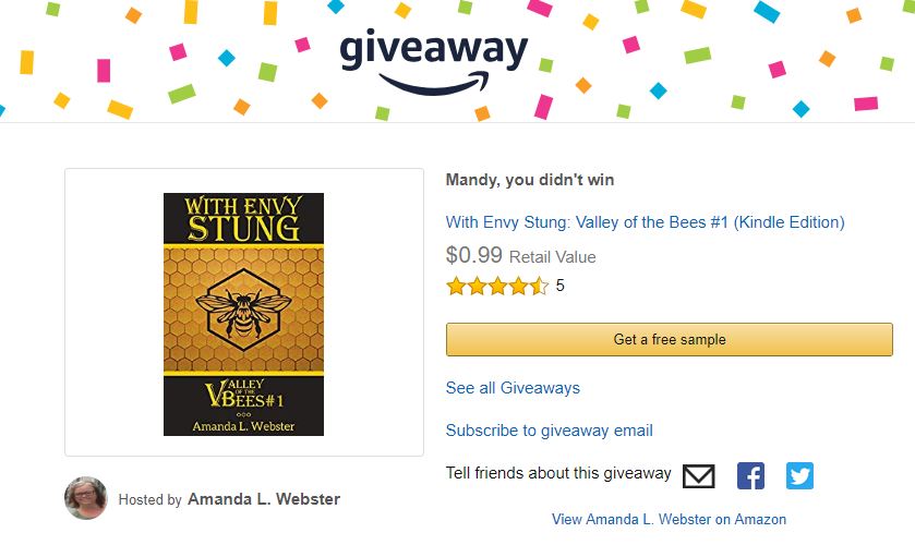 amazon book giveaway
