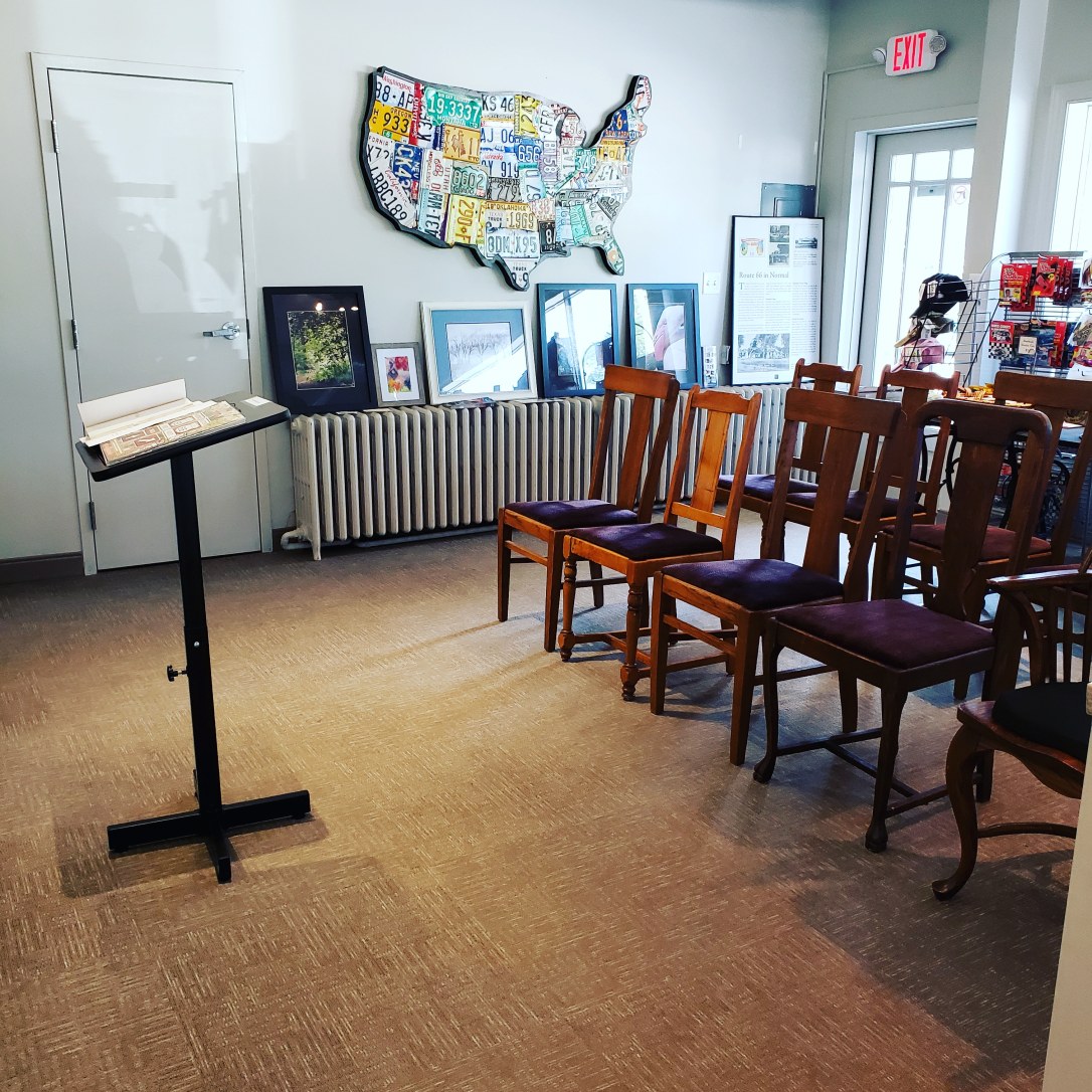 Amanda L Webster read from her new novel, DIY High August 1st at Ryburn Place in Bloomington, Illinois