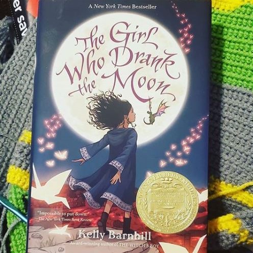 The cover of The Girl Who Drank the Moon by Kelly Barnhill