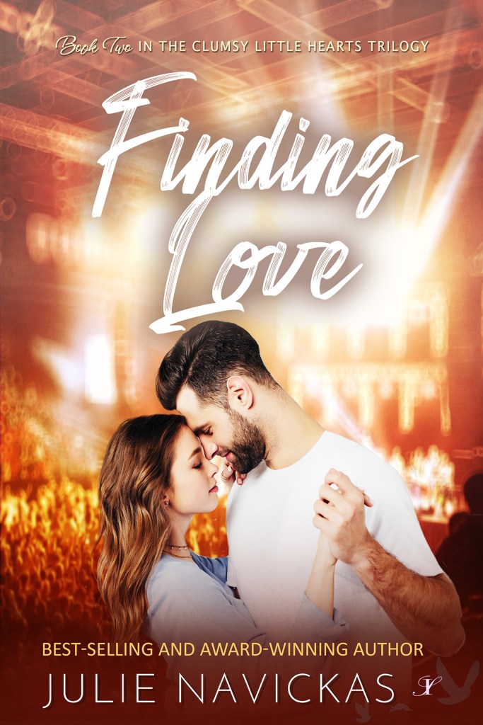 The cover of "Finding Love," Books Two in the Clumsy Little Hearts Trilogy