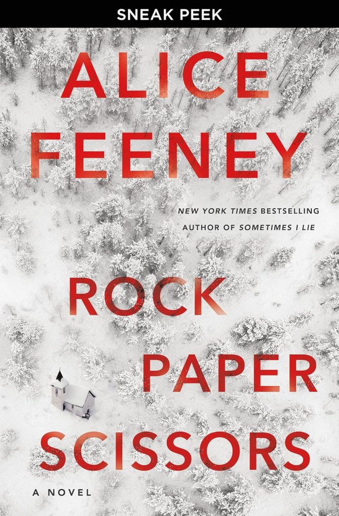The Cover of Rock Paper Scissors by Alice Feeney